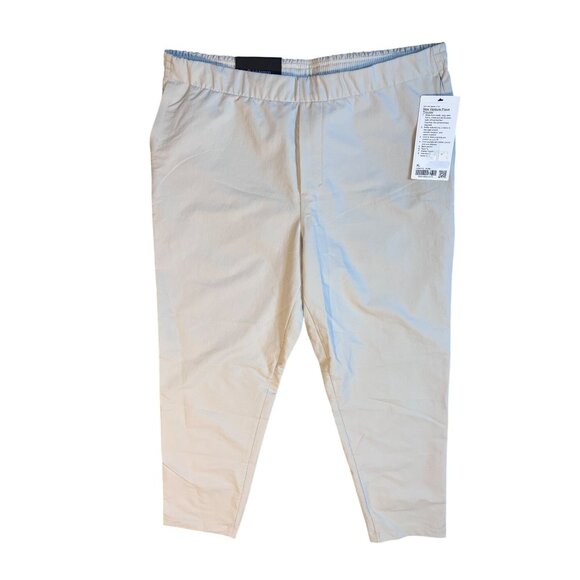 Lululemon Mens New Venture Pique Trouser Bone XL Sleek Easy-Care Fabric Stretch - Picture 1 of 3